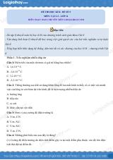 Đề thi học kì 2 Vật lí 11 Kết nối tri thức - Đề số 5